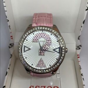 Guess Pink Rhinestone Watch 20year SpecialEdition
